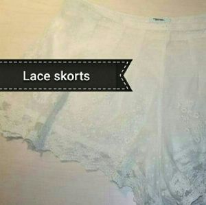Gorgeous lace skorts
